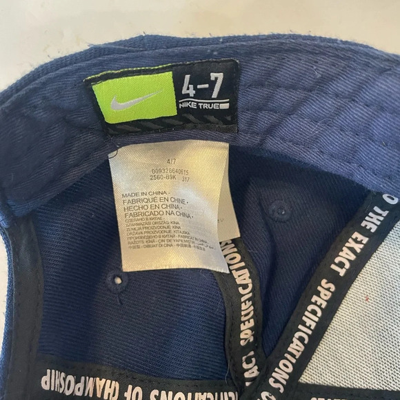 Nike Kids Blue Baseball SnapBack Cap Hat Size 4-7 - Picture 9 of 10